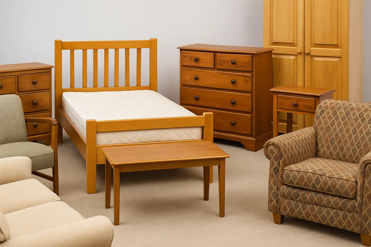 شراء أثاث مستعمل بيان يشمل غرف نوم، كنب، دواليب، وطاولات مستعملة داخل منطقة بيان بالكويت